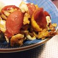 りずむってぃ's cooksnap of when they made 玉子とウインナー炒め♪.
