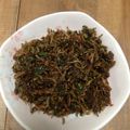 クックHE1F8T☆'s cooksnap of when they made しその実とちりめんじゃこのピリ辛炒め.