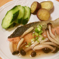 Hana＠home's cooksnap of when they made 秋鮭のきのこあんかけ 栗ご飯 秋の和定食.