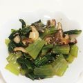 なみぱんママ's cooksnap of when they made 椎茸とチンゲン菜の味噌ごま油サラダ.