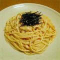max4995's cooksnap of when they made マヨで美味しく簡単♡明太子パスタ.