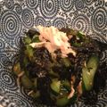 ☆demi☆'s cooksnap of when they made ササミとキュウリの辛子醤油和え.