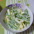 あてきち's cooksnap of when they made 水菜とりんごとカリッとくるみのサラダ♬.