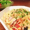 えりりんごえりりんご's cooksnap of when they made *サンマの塩焼きで簡単パスタ*.