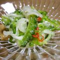 chi−ちゃん's cooksnap of when they made 苦み野菜ゴーヤとピーマンの塩麹和え.