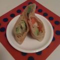 smile-me's cooksnap of when they made アボカドとトマトのサラダ風春巻き.