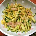 美佳リン's cooksnap of when they made ◆ハムたまきゅ～の中華風サラダ◆.