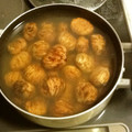 アメにゃんこ's cooksnap of when they made 栗渋皮煮を作る時の鬼皮のむき方～その２～.