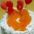 らいと０２１９'s cooksnap of when they made 濃厚✿ケーキ用ホイップクリーム*:・°.