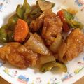 あゆさくま's cooksnap of when they made ＊リメイク＊冷凍唐揚げで酢鶏＊.