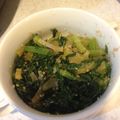 れなれお's cooksnap of when they made セロリの胡麻油炒め♥️葉っぱも煮浸し.