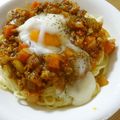 まるピメ子's cooksnap of when they made ヘルシー♪冷凍豆腐を使ったミートソース☆.