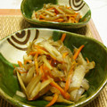 時花菜's cooksnap of when they made 我が家の定番きんぴら.