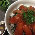 はっち302's cooksnap of when they made ＊いくらとサーモンのさっぱり親子丼＊.