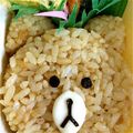 暇暇子's cooksnap of when they made キャラ弁☆簡単♪LINEのブラウン.