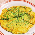 ♪ルンルン♪♪'s cooksnap of when they made ネギの青い部分でトローリ卵焼き.