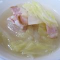 chi3to's cooksnap of when they made 白菜とベーコンのスープ.