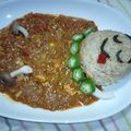 miomioko's cooksnap of when they made タッキーのデコカレーライス.