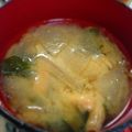 梨の妖精's cooksnap of when they made お薦め！冬瓜ときりあげの味噌汁.