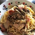まやみーな's cooksnap of when they made 豆乳クリーム☆きのこパスタ.