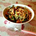 ＊ノワ＊'s cooksnap of when they made 秋色～鮭ときのこの柚子胡椒パスタ～.