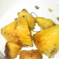ユーちゃんのママ's cooksnap of when they made カリっカリ♪　揚げない大学芋+パン.