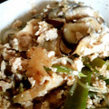 シーズー可愛い's cooksnap of when they made レンジで簡単！ナスとピーマンの鶏みそ炒め.