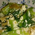 りつはは's cooksnap of when they made 搾菜入り小松菜の甘くない中華白和え.
