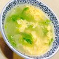 いくら☻'s cooksnap of when they made ウェイパァーでふわふわ卵のレタススープ.