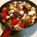 enokoroko's cooksnap of when they made ダッチオーブンできのことタコのアヒージョ.