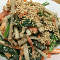 クックGE21WX☆'s cooksnap of when they made ✨簡単ほうれん草とごぼうのサラダ✨.