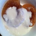 uknowtan's cooksnap of when they made ＊桃のコンポートのヨーグルト添え＊.