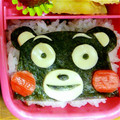 ゆきママchan's cooksnap of when they made キャラ弁 簡単らくらく くまモン.