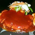 キッチンkm's cooksnap of when they made ポーク←ケチャップ＋ソース＋ハニー.