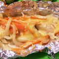 ayu☆nana's cooksnap of when they made 味噌マヨチーズ♡たらのホイル焼き.