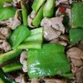 ランランフクちゃん's cooksnap of when they made 豚肉とたっぷりピーマンの辛みそ炒め♡.