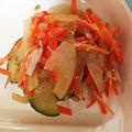 はるたかきんぐ's cooksnap of when they made 簡単辛ウマ♪人参ワカメ玉ねぎツナ醤油和え.