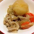 ぽんぽろりん's cooksnap of when they made 豚肉とじゃが芋の煮物♪生姜風味.