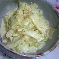 海野みみか's cooksnap of when they made 簡単：レンジ２分：白菜の胡麻マヨ和え.