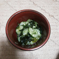ぱこちゃめ's cooksnap of when they made きゅうりとわかめの酢の物.