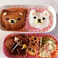 Azabu10's cooksnap of when they made 運動会キャラ弁☆リラックマのおいなりさん.