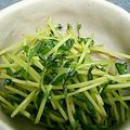 ☆めぇ☆ﾐ's cooksnap of when they made あと一品やお弁当に！豆苗ゴマ油炒め.