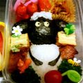 ここざえ's cooksnap of when they made キャラ弁 ひつじのショーン 簡単.
