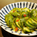 おかつぎ's cooksnap of when they made きゅうりの切り方～きゅうりの甘酢漬～.