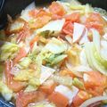 あっころぴん's cooksnap of when they made 簡単♪白菜とベーコントマトの蒸し焼き.