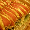 madameあす's cooksnap of when they made マグロのお刺身おぼろ昆布じめ.