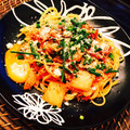smackism88's cooksnap of when they made とろとろ卵黄の豚キムチパスタ☆.