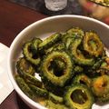 yocco919's cooksnap of when they made 美味しい！サクサクゴーヤリング（唐揚げ）.