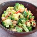 ばぢこ's cooksnap of when they made ブロッコリー　ひよこ豆のマヨカレーサラダ.
