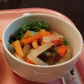 びんび７３'s cooksnap of when they made ハマチの漬け茶漬け.